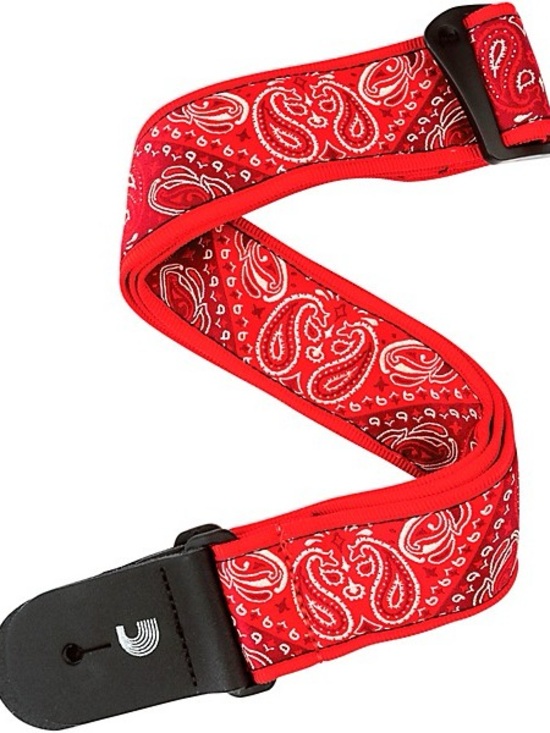 guitar center Other - NWT Red Paisley Guitar Strap U49